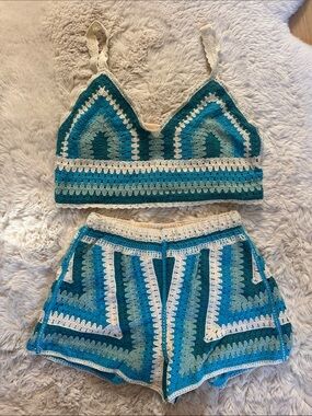 Crochet Short Set